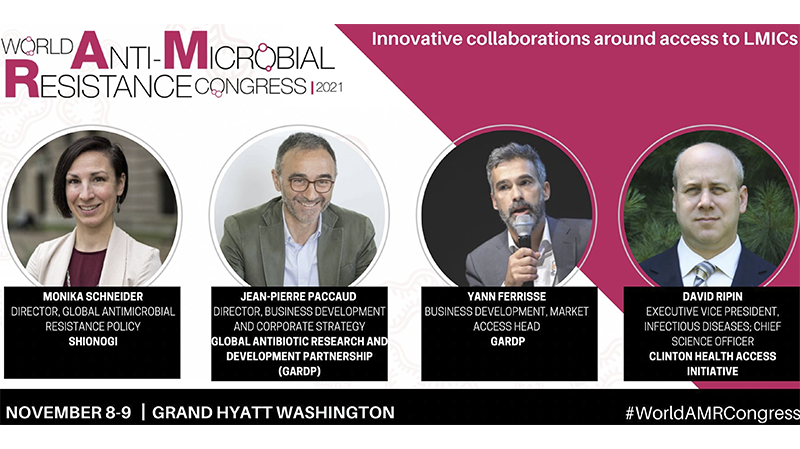 World Antimicrobial Resistance Congress 2021 – Innovative collaborations around access to LMICs