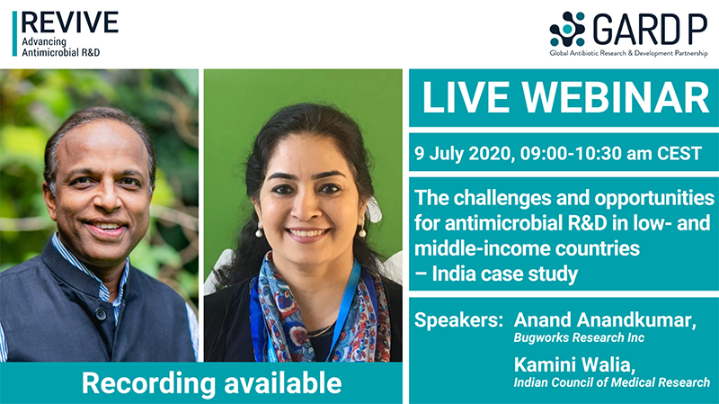 Webinar: The challenges and opportunities for antimicrobial R&D in low- and middle-income countries – India case study