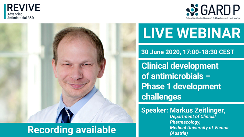 Webinar: Clinical development of antimicrobials – Phase 1 development challenges