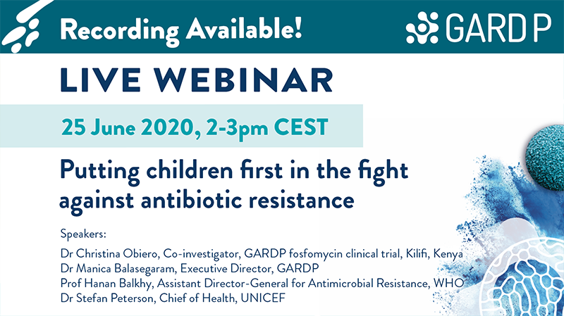 Webinar: Putting children first in the fight against antibiotic resistance