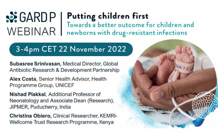 Webinar: Putting children first – Towards a better outcome for children and newborns with drug-resistant infections