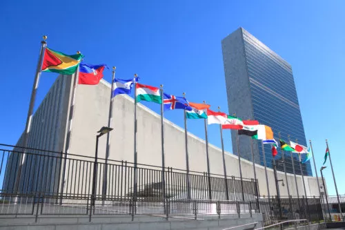 New York, Ny, U.s.a. Headquarters Of The United Nations: United Nations Is An Intergovernmental Organization That Aims To Maintain International Peace And Security.