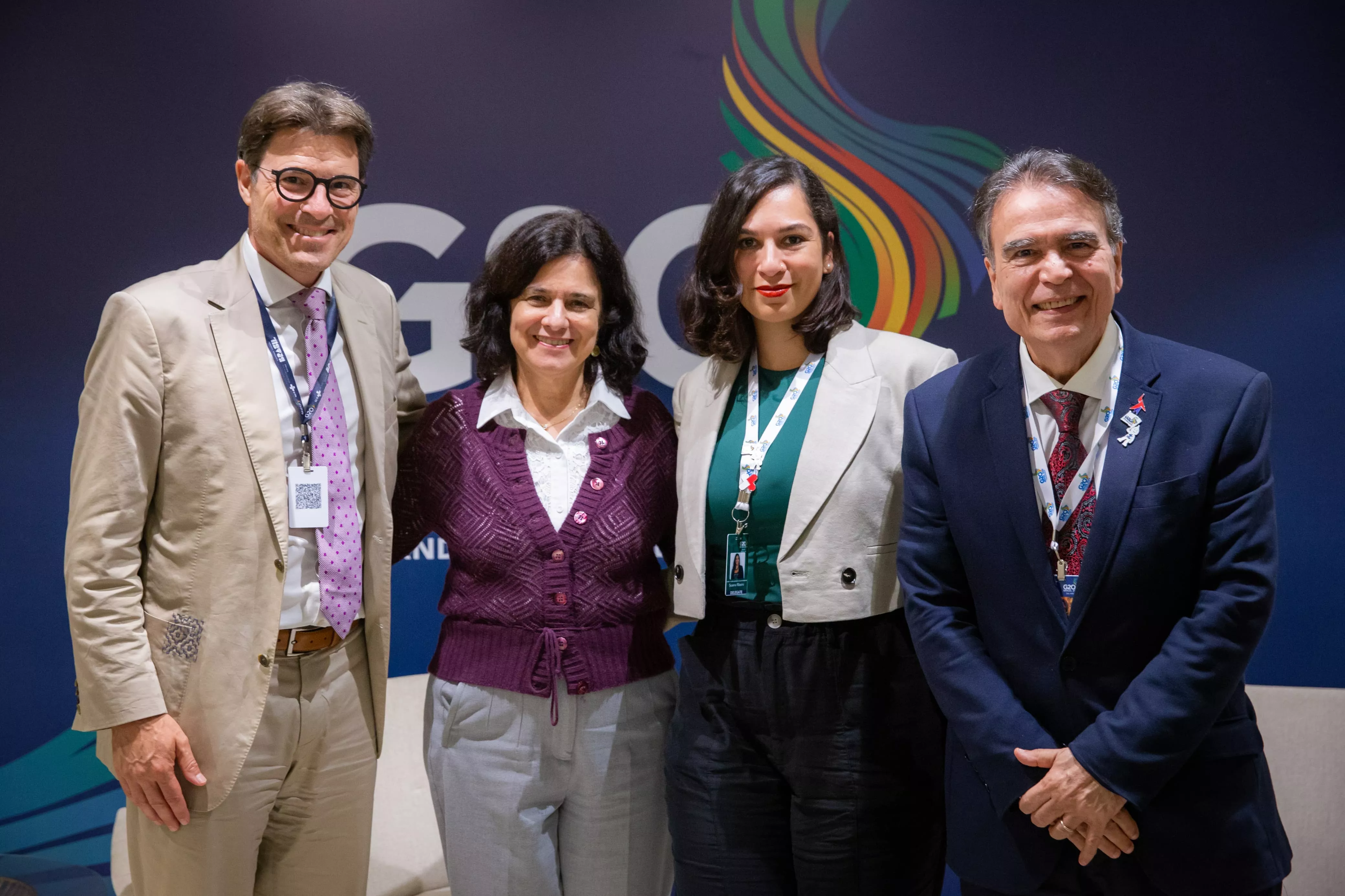 Peter, Health Minister Nísia Trindade, Susana, Former Health Minister José Temporão,