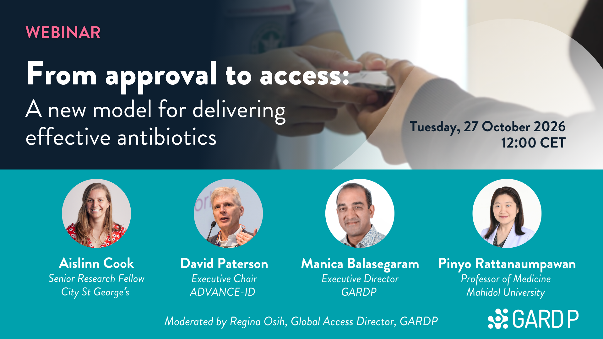 Webinar – From approval to access: A new model for delivering effective antibiotics